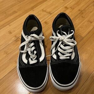 Vans Black and White Women's Shoes